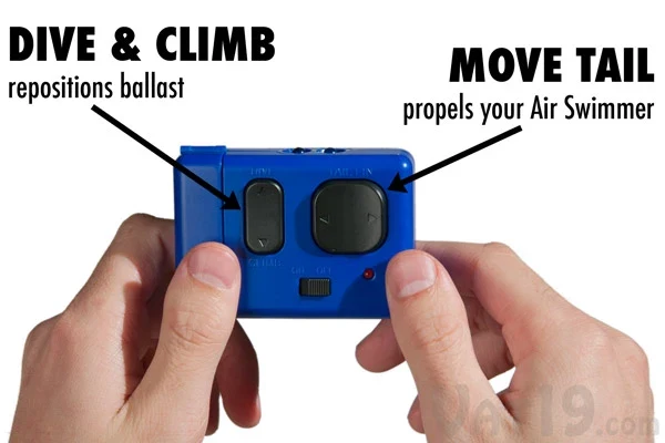 Air Swimmers Remote Control Flying Fish - Image 3