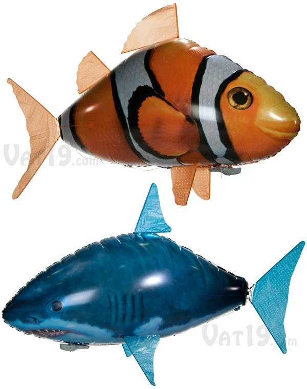 Air Swimmers Remote Control Flying Fish - Image 9