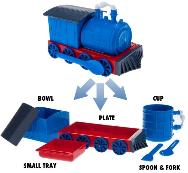 Chew-Chew Train Dinner Set - Image 3