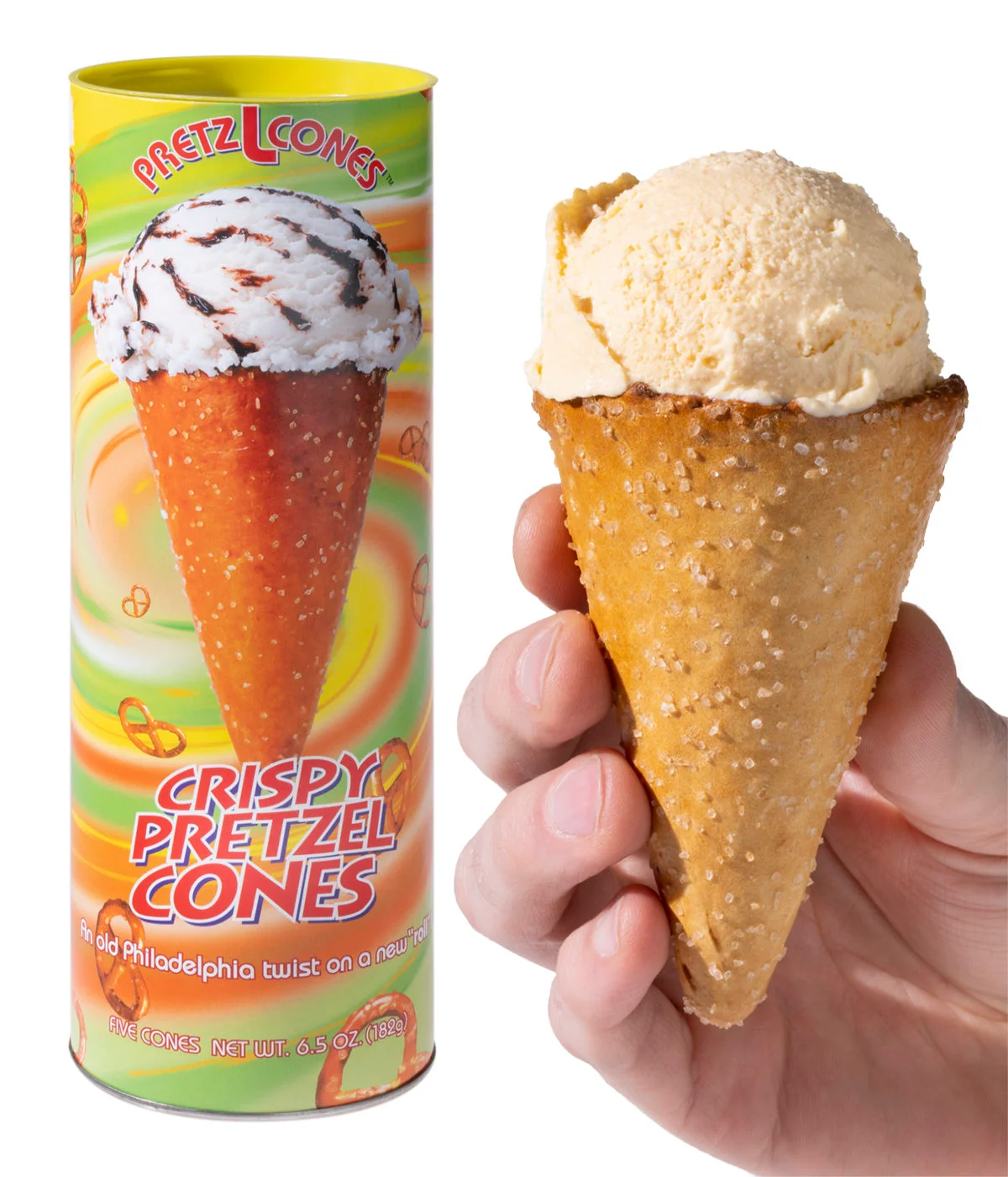 Cookie & Pretzel Ice Cream Cones - Image 2