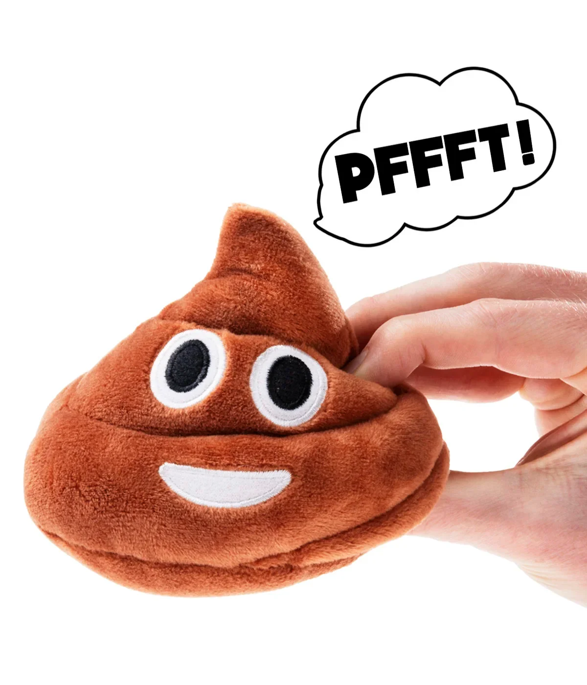 Farting Poop Emoji Dog Toy