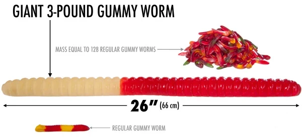 Giant 3-Pound Gummy Worm - Image 4