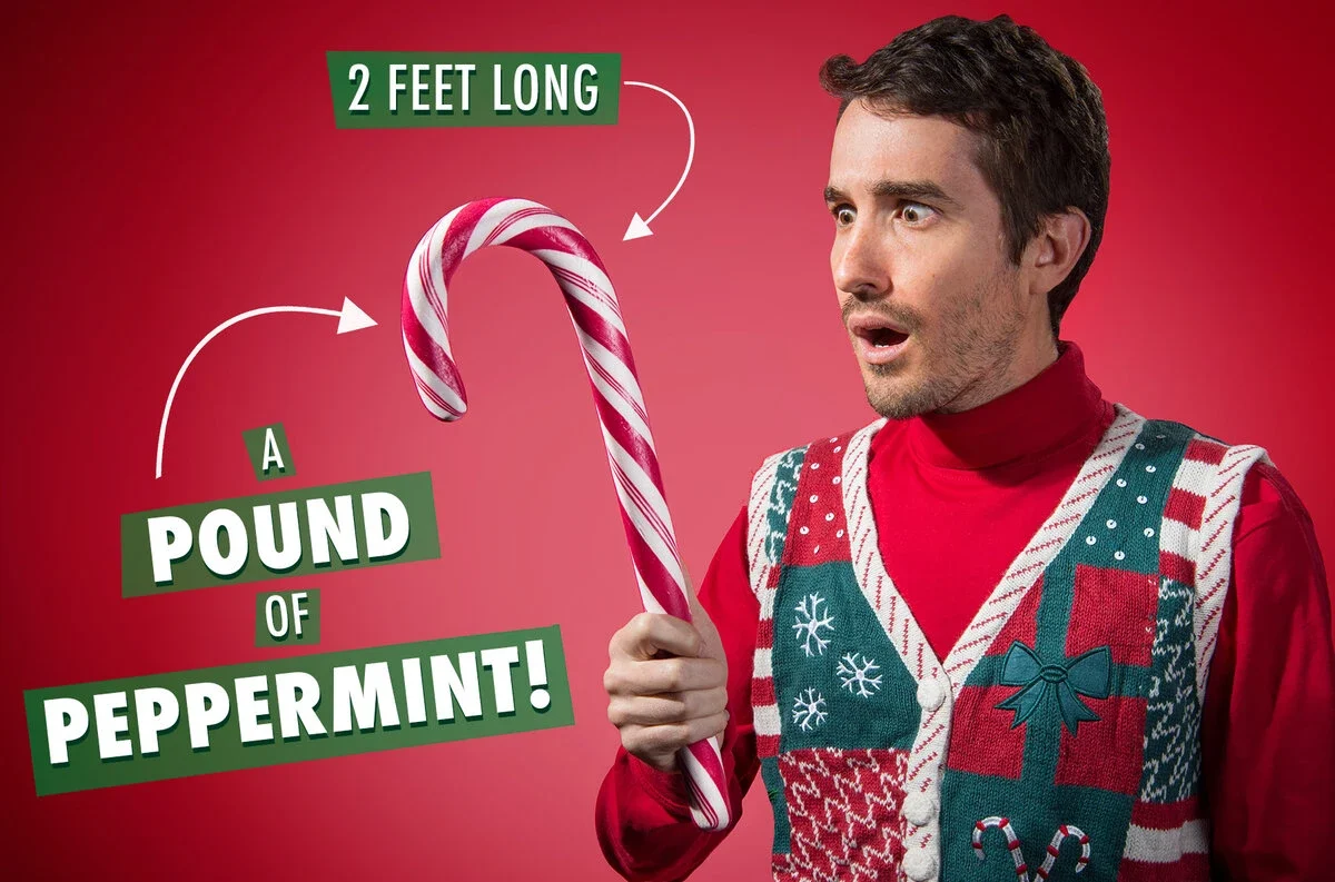 Giant Edible Candy Cane - Image 3