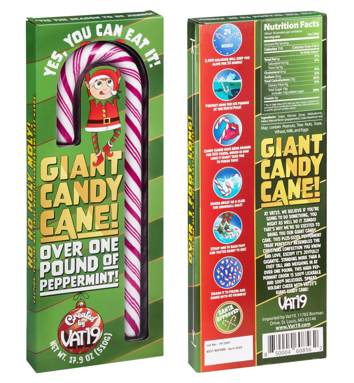 Giant Edible Candy Cane - Image 5