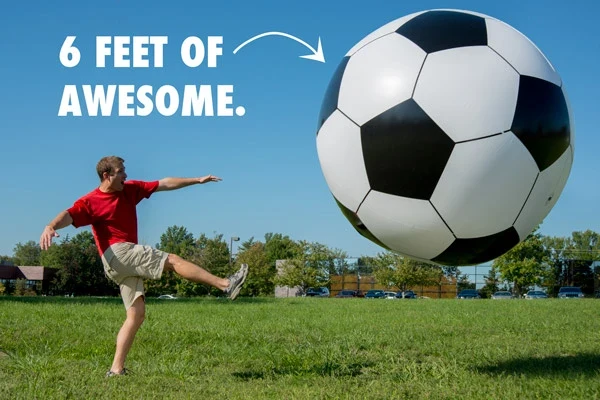 Giant Inflatable Soccer Ball - Image 2