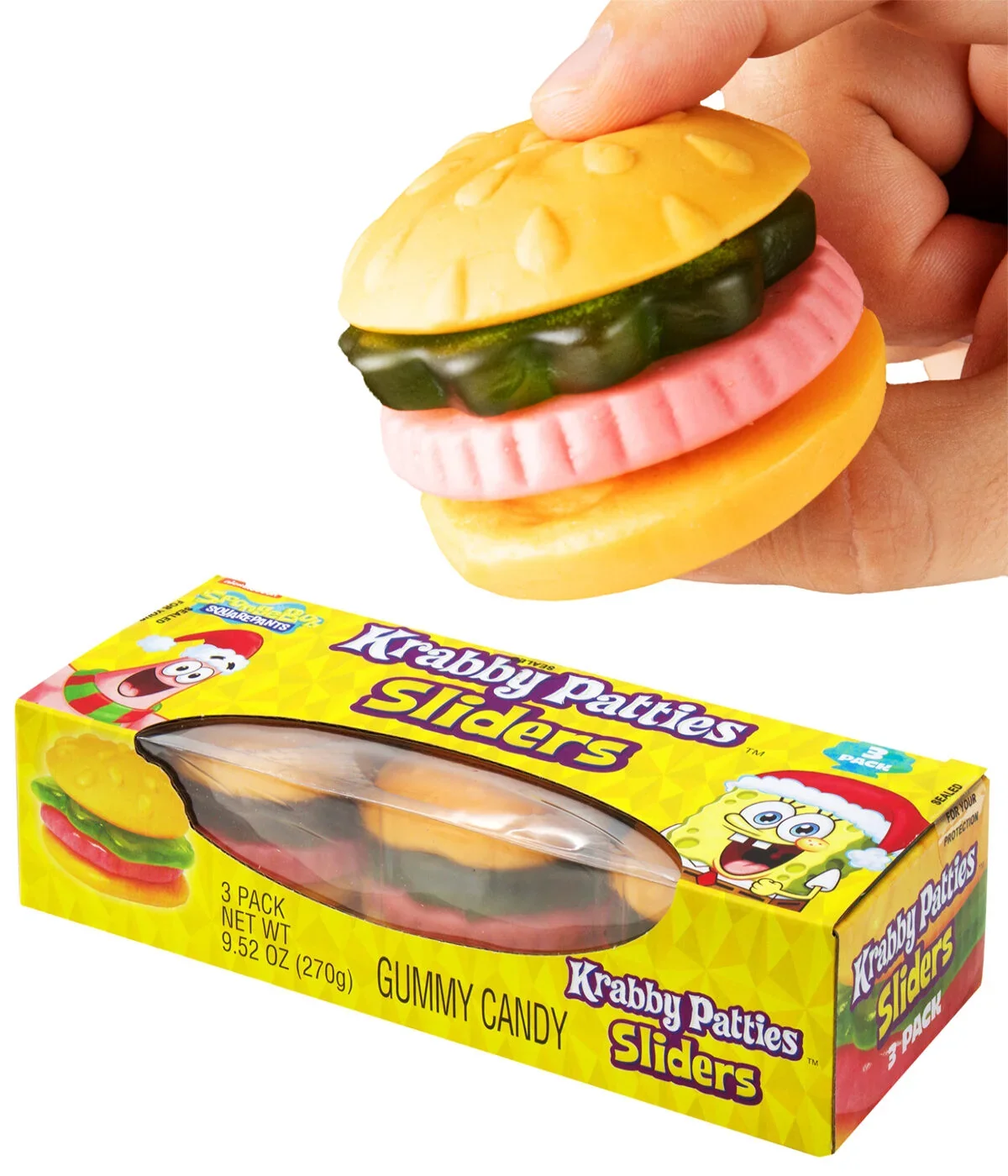 Giant Krabby Patty Gummy Sliders