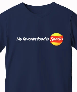 "My Favorite Food Is Snacks" T-Shirt