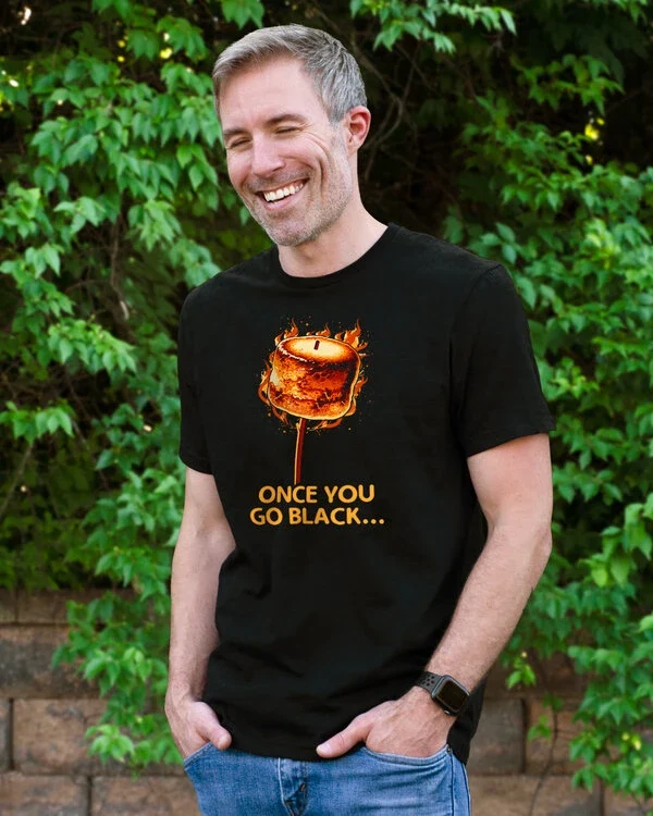 "Once You Go Black" T-Shirt - Image 2