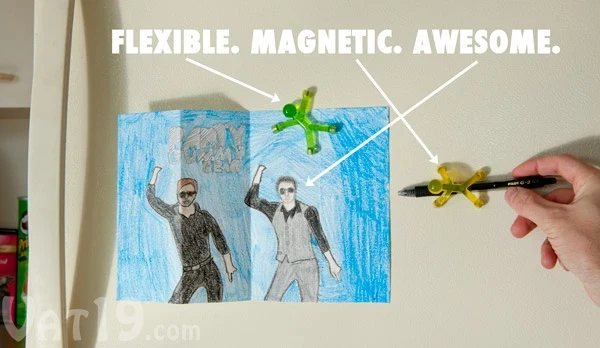 Q-Man Translucent Magnets - Image 2