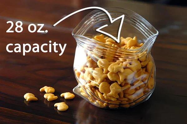 Unzipped Glass Bag Candy Bowl - Image 3